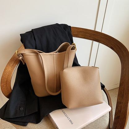 Minimalistische Leder Umhängetasche