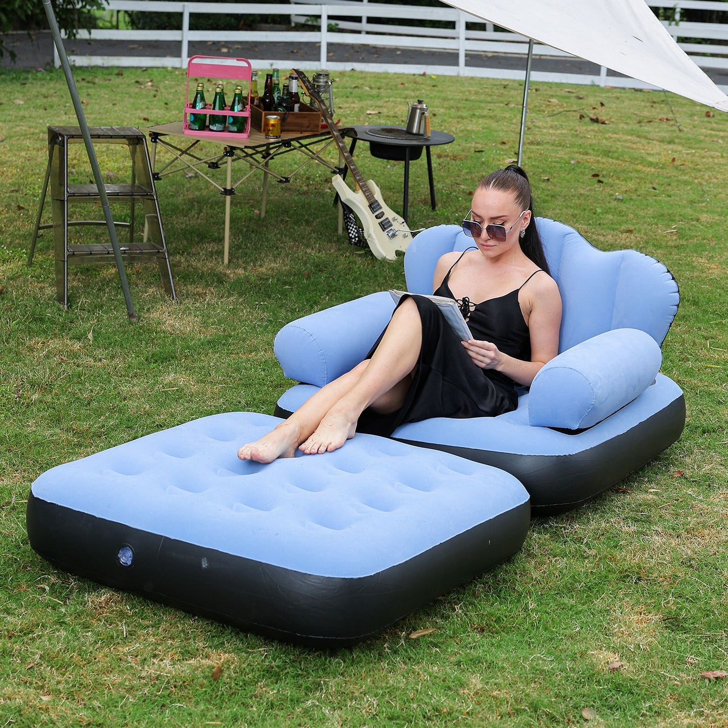 Damen Aufblasbares Komfort-Sofa mit ergonomischer Rückenlehne Brehn