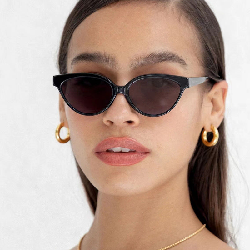 Damen Cat-Eye Sonnenbrille mit luxuriösem Muster und UV-Schutz Brehn