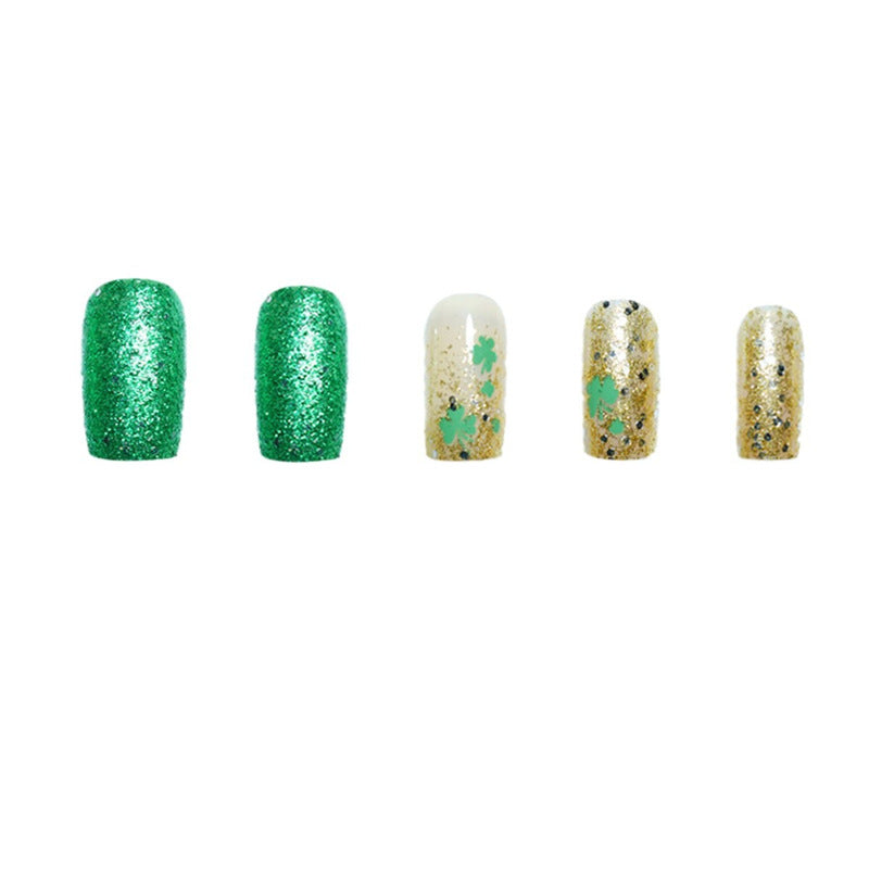 Glamouröser Festlicher Press-On Nagelset Brehn