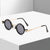 Damen Retro-Futuristische Sonnenbrille Brehn
