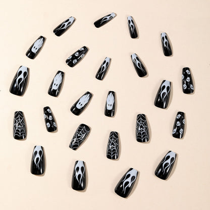 Halloween-Themen Acryl-Nagelset Brehn