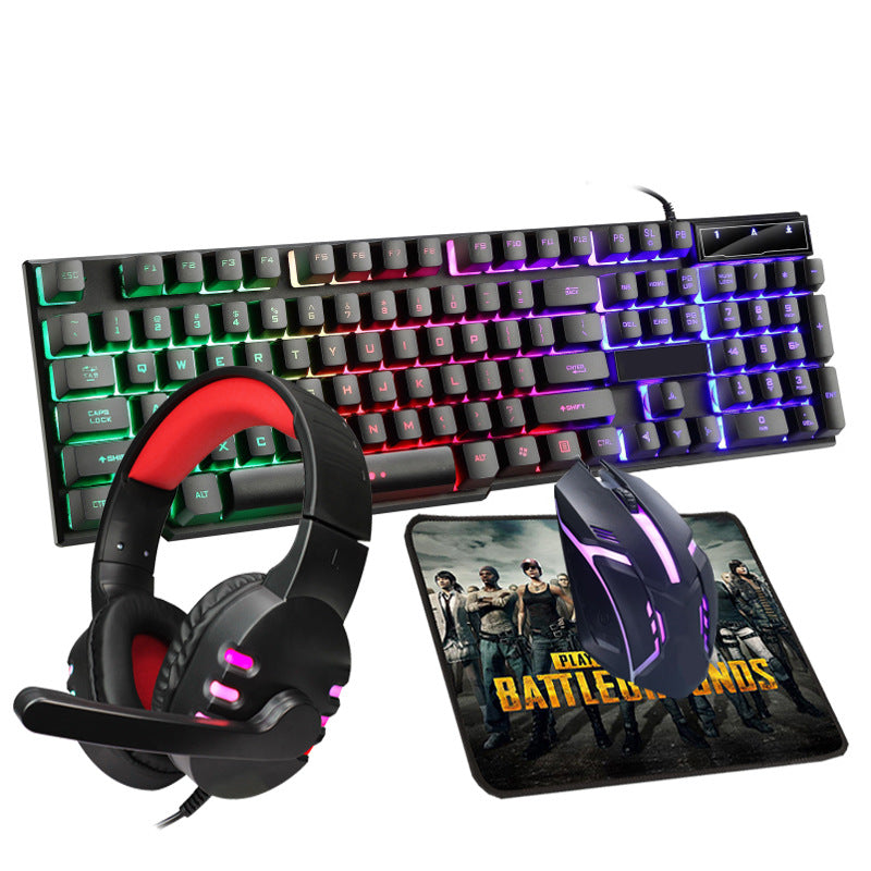 Gaming-Headset, Tastatur, Maus und Mauspad-Set Brehn