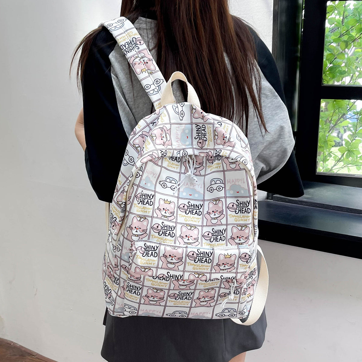Cartoon gemusterten Rucksack Brehn