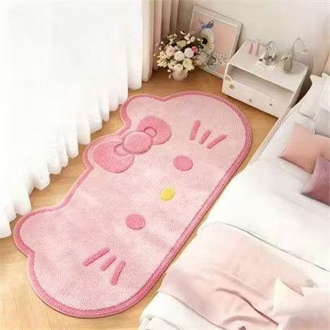 Niedliche katzenförmige Teppich