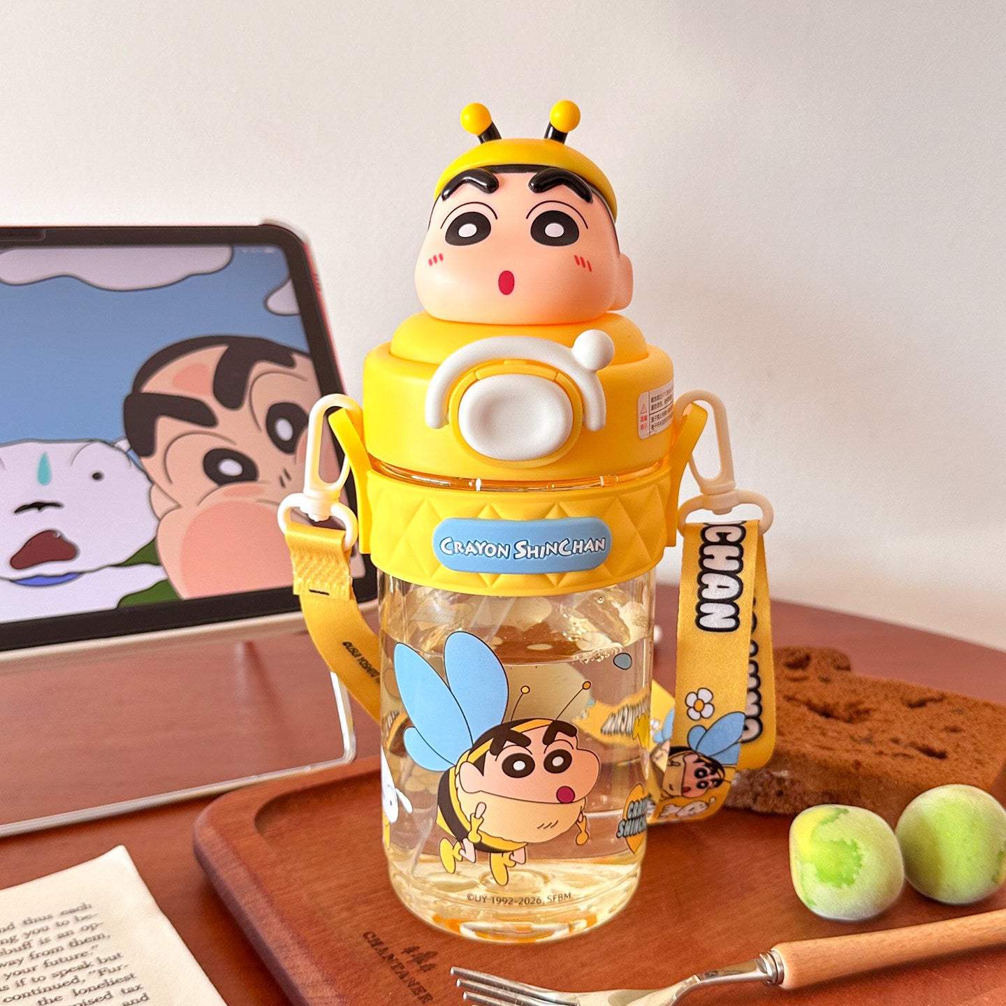Damen Kinder-Trinkflasche mit Anhänger Brehn