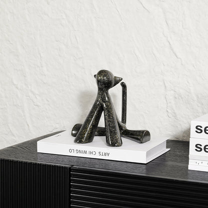 Künstlerische Katzenfigur