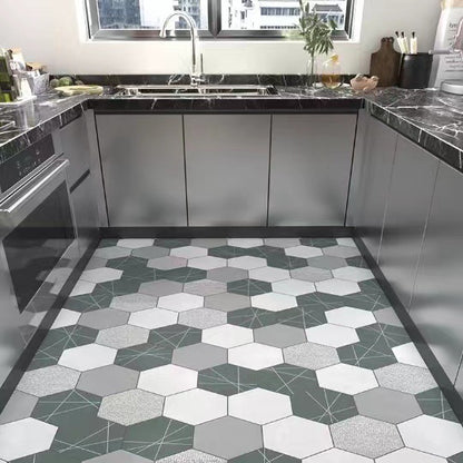 Geometrisches Wabenmuster Teppichboden