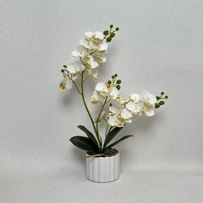 Künstliches Orchideenblumenarrangement für Wohnkultur und Innendekoration