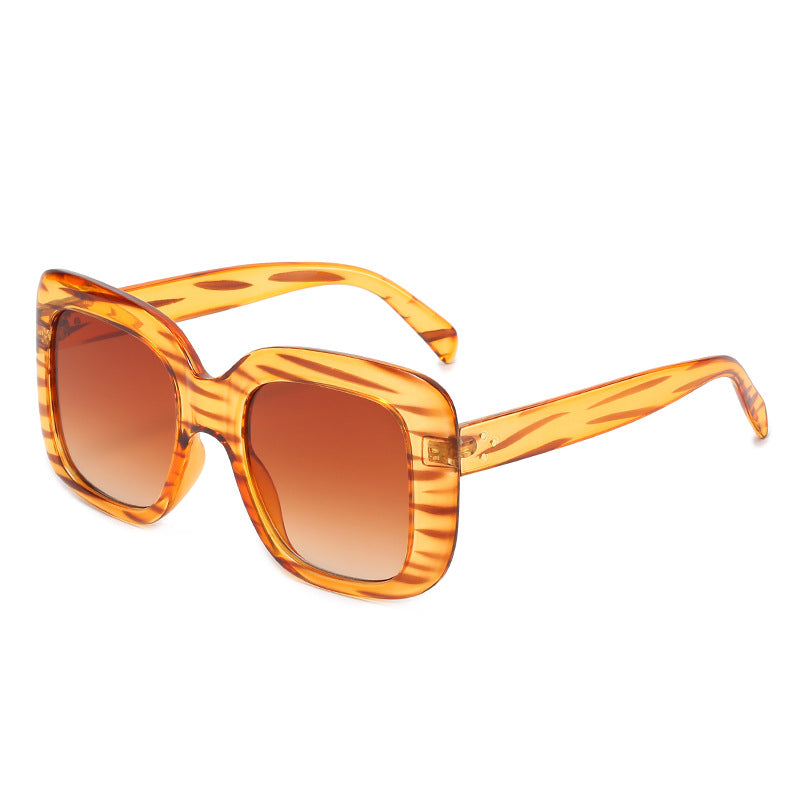 Damen oversized quadratische Sonnenbrille mit hochwertigem Kunststoffrahmen Brehn