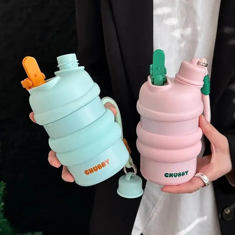Damen Sportliche Edelstahl-Wasserflasche Brehn