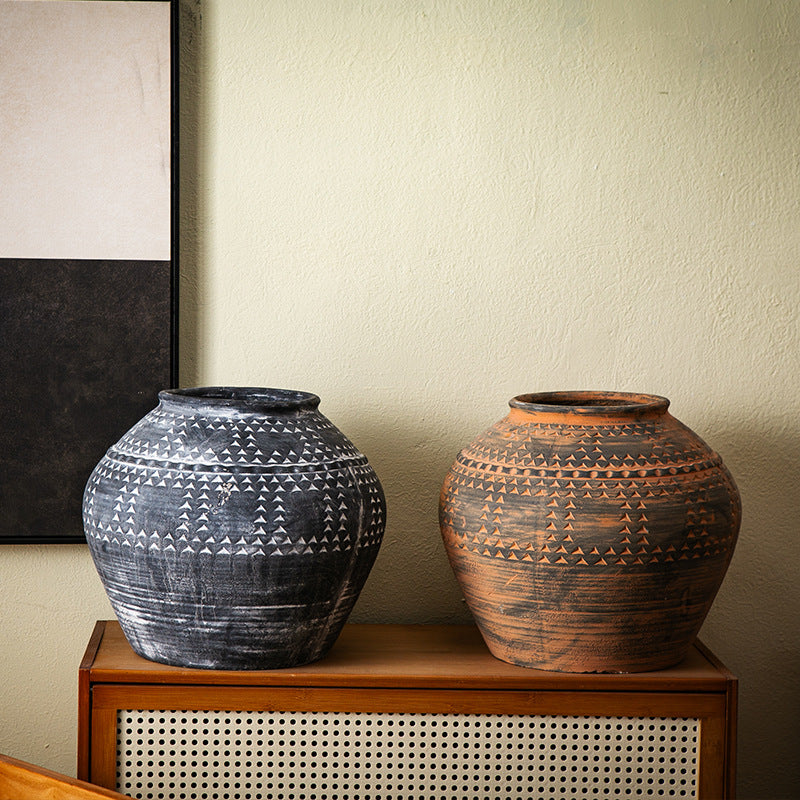 Handgefertigte Dekorative Keramikvase Brehn