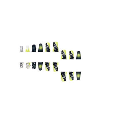 Künstlerische Nagelkunst Dekor Brehn