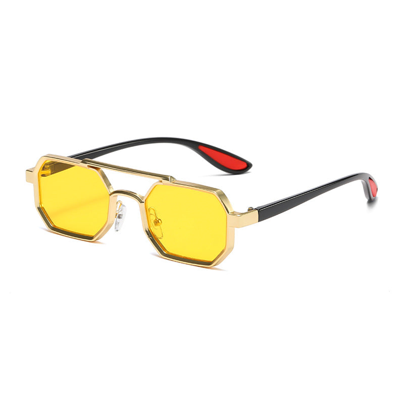 Damen modische Designer-Sonnenbrille mit exklusivem achteckigem Rahmen Brehn