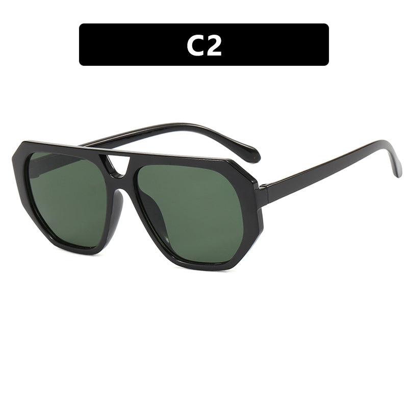 Damen Sonnenbrille im modischen Hexagon-Design mit UV-Schutz Brehn