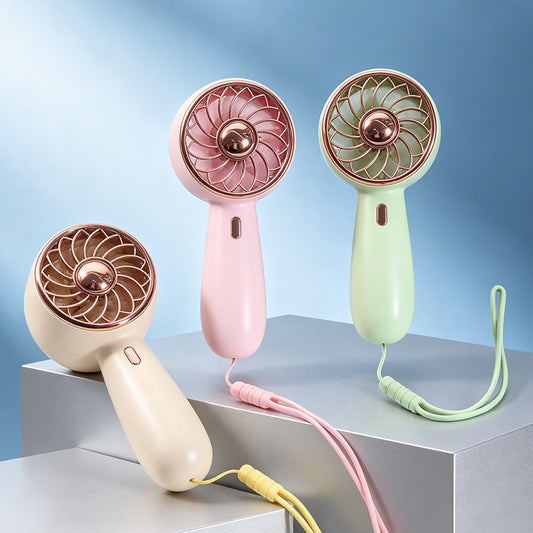 Damen Tragbarer Handventilator mit stilvollem Gitterdesign Brehn