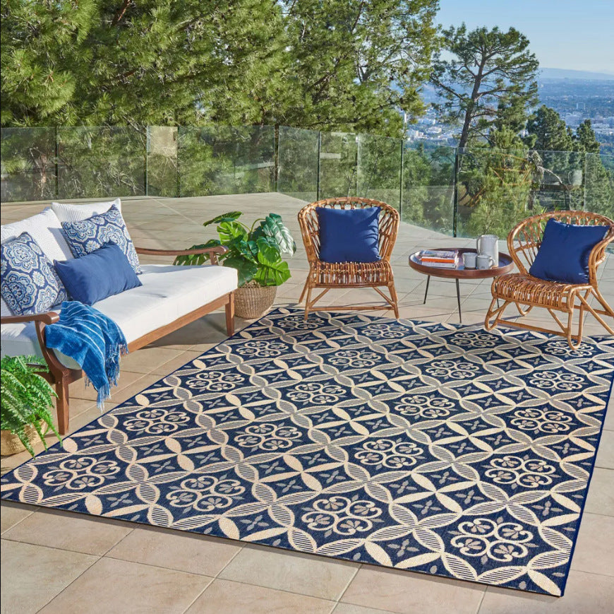 Mehrfarbiger Outdoor-Teppich