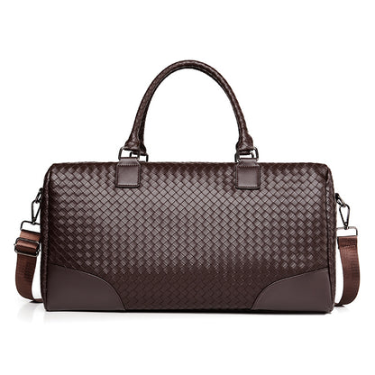 Premium Gewebte Leder Wochenendtasche Brehn