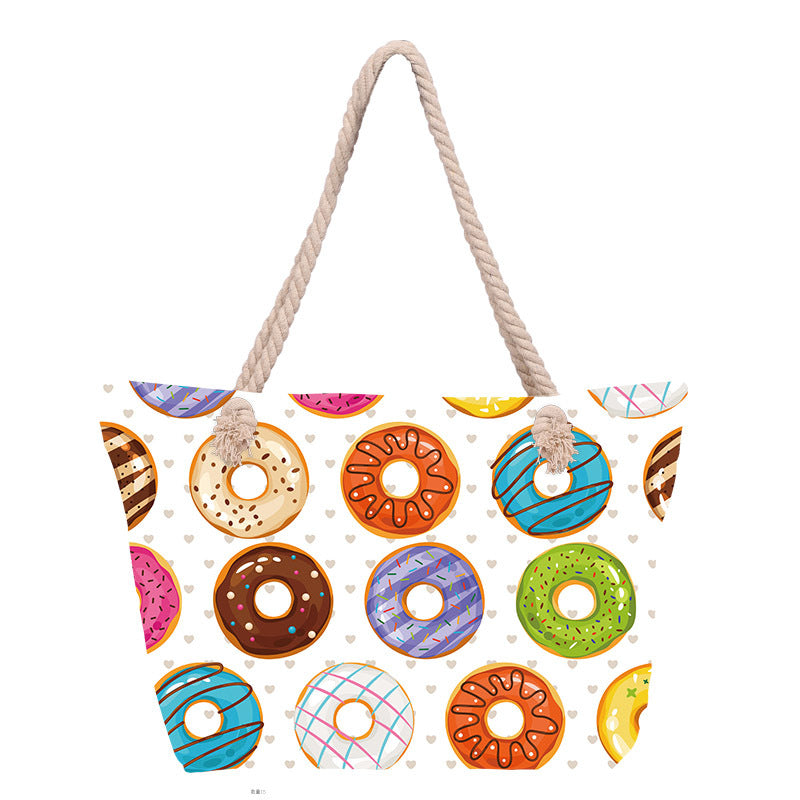 Strandtasche mit floralen Muster Brehn