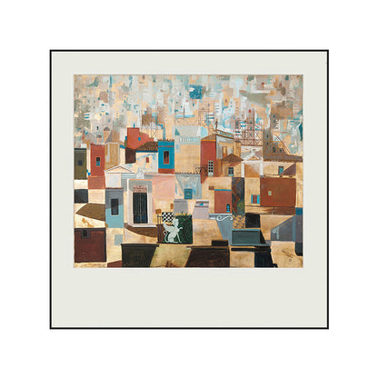 Künstlerisch gerahmte Leinwand Wandkunst