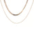 Gestuftes Chevron-Chain-Halsband Brehn