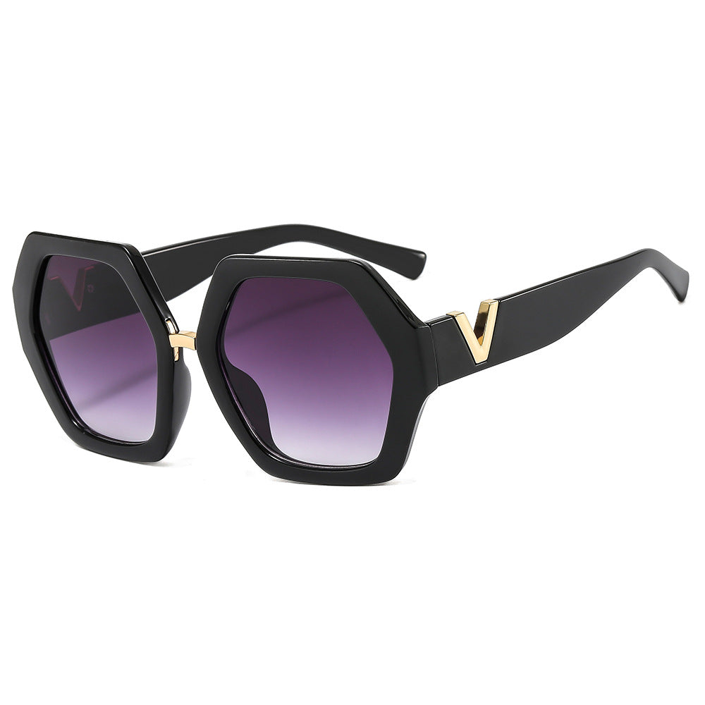 Damen elegante Sonnenbrille mit funkelndem Rahmen Brehn