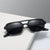 Damen Designer Sonnenbrille mit blauen Gläsern Brehn