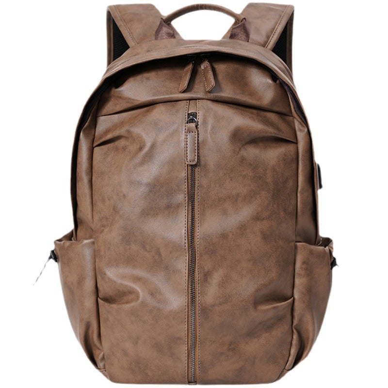 Eleganter Rucksack Aus Robustem Kunstleder mit Multifunktionalen Fächern Brehn