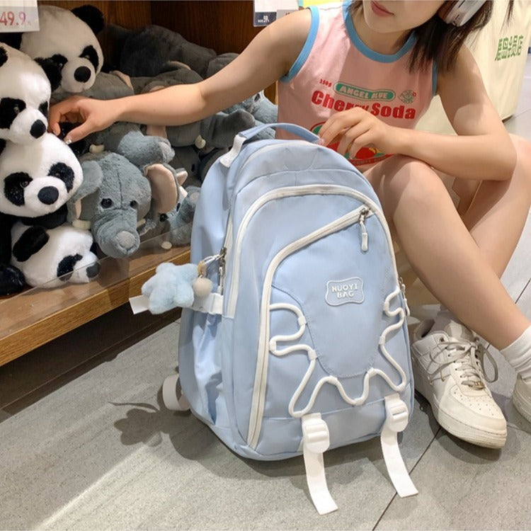 Verspielter Charakter Bestickter Rucksack Brehn