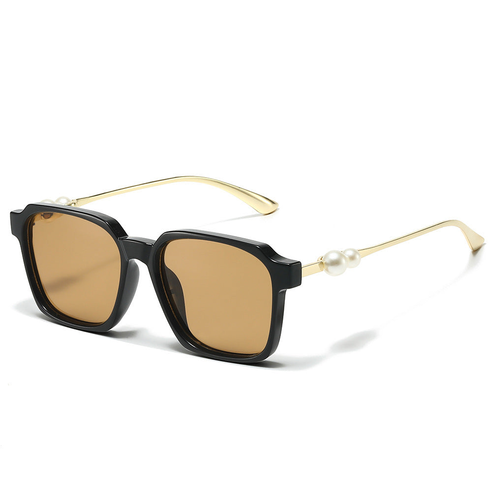 Chice quadratische Sonnenbrille mit Perlenakzenten Brehn