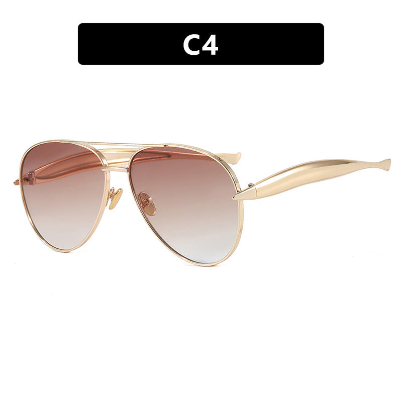 Damen Piloten-Sonnenbrille mit eleganten Akzenten und schützendem UV-Filter Brehn
