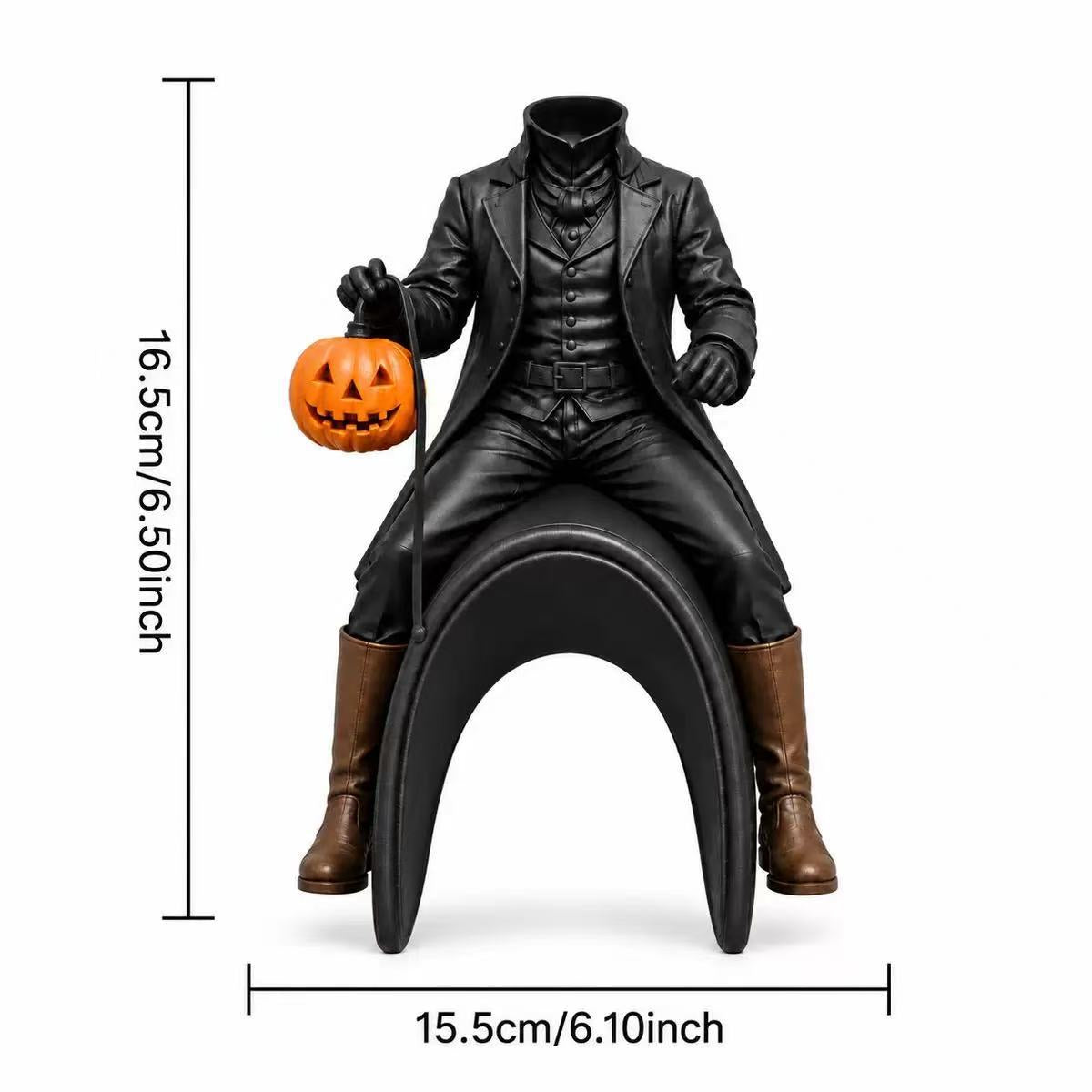 Dekorative Halloween-Figur mit Kürbis Brehn