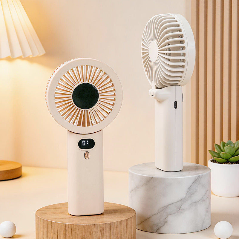 Damen Tragbarer Handventilator mit temperaturregulierender Anzeige Brehn