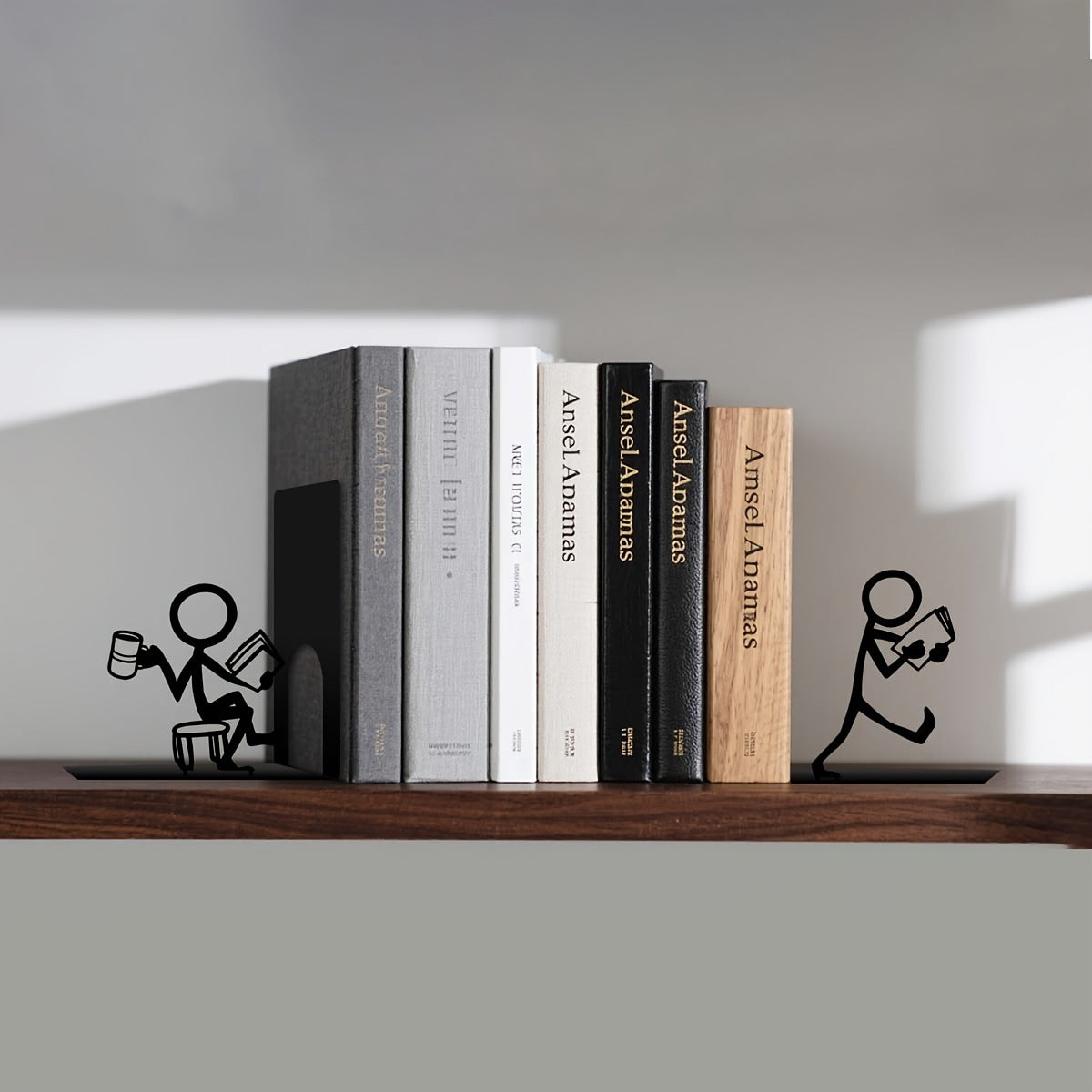 Schreibtisch Buchstützen