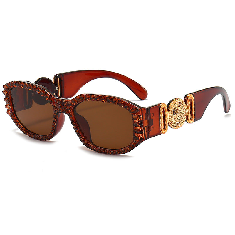 Vintage-inspirierte dekorative Katzenaugen-Sonnenbrille
