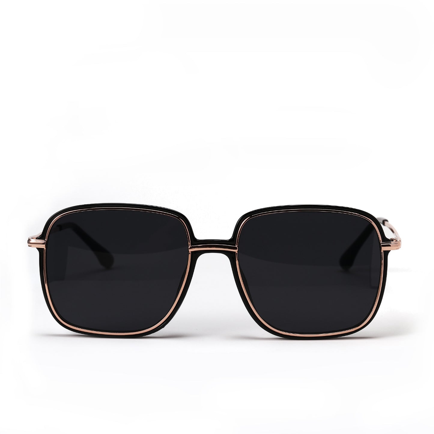 Damen quadratische Sonnenbrille mit hochwertigem Kunststoffrahmen und UV-Schutz Brehn
