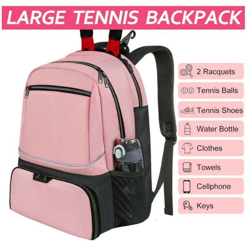 Sport-Rucksack mit Schuhfach und Trinkflaschenhalter Brehn