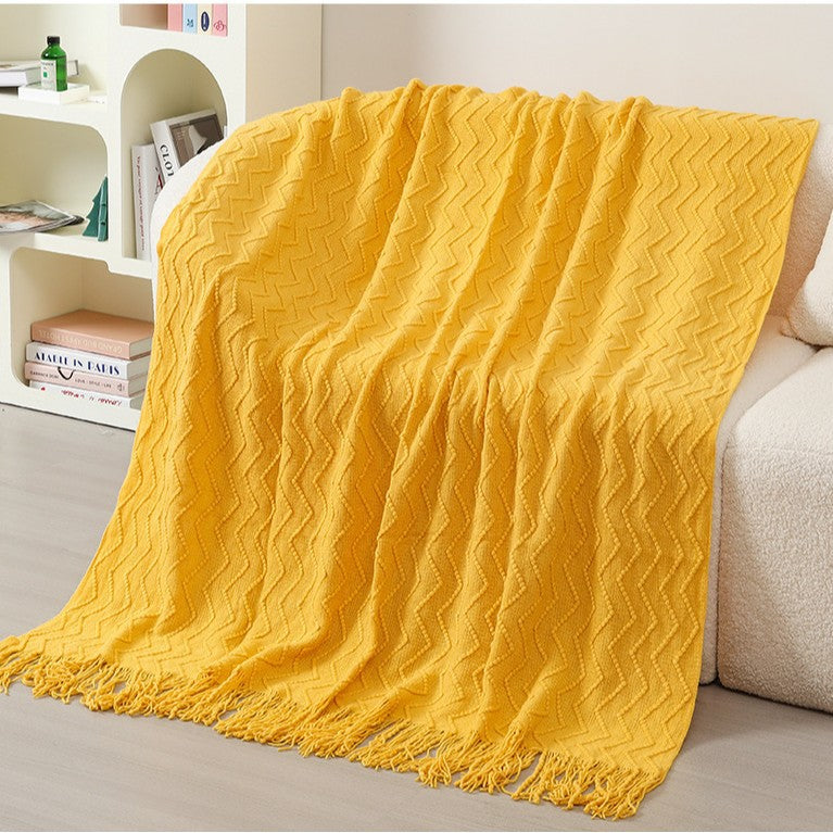 Damen Stilvolle und weiche Wurfdecke Brehn