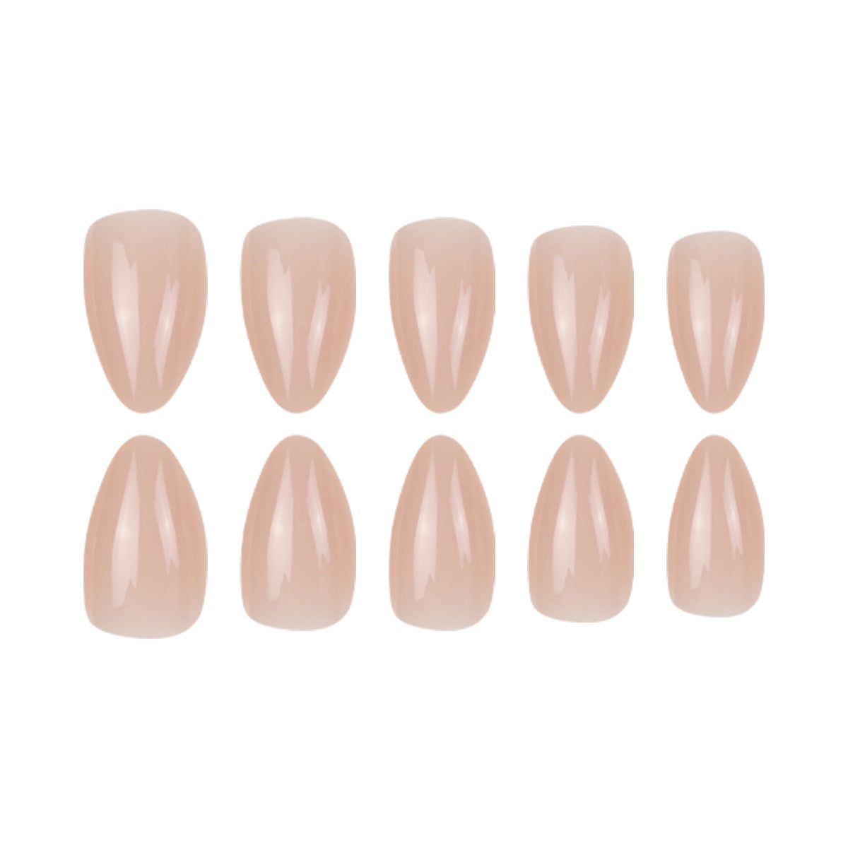 Elegantes Gel Press-On-Nagelset Brehn
