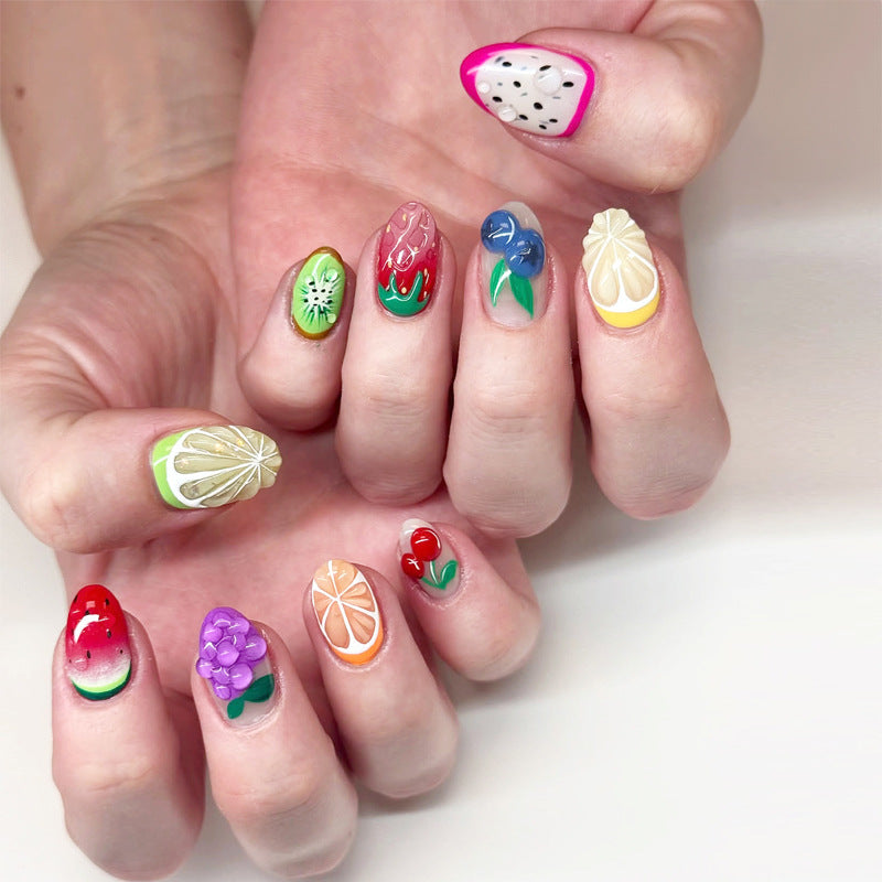 Frucht-Themen Nagelkunst Set Brehn