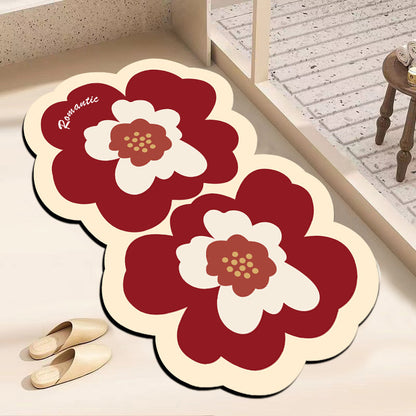Dekorative blumenförmige Fußmatte Brehn