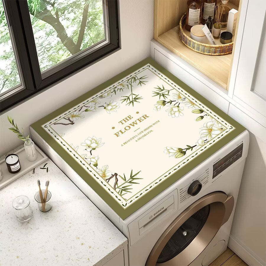 Dekorativer floraler Waschplatzmatte Brehn