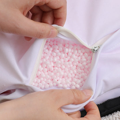Modularer Bodensitzsack mit abnehmbarem Bezug und ergonomischer Rückenstütze Brehn