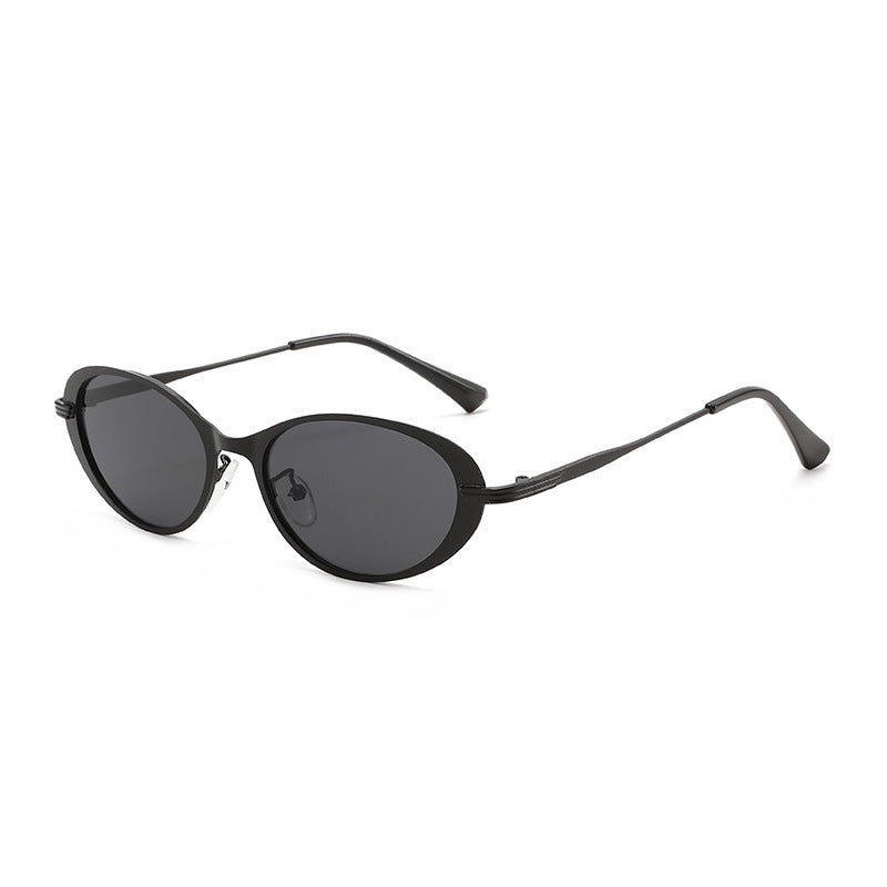 Zeitgenössische ovale Rahmen-Sonnenbrille Brehn