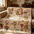 Gemütliche Vintage-Themen-Fleece-Decke Brehn