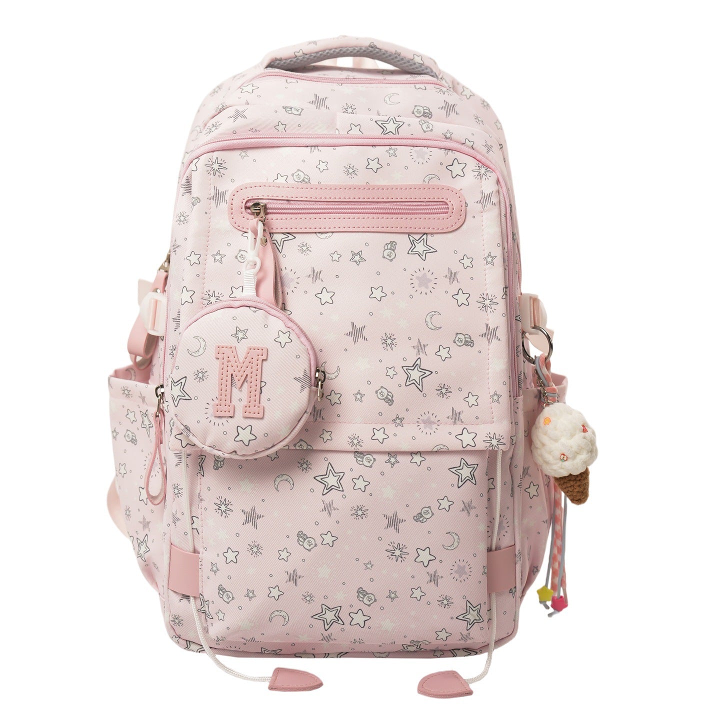 Verspielt Stern-Muster Rucksack
