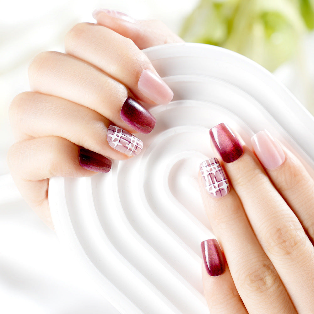 Stylisches Gradient Press-On Nagelset Brehn