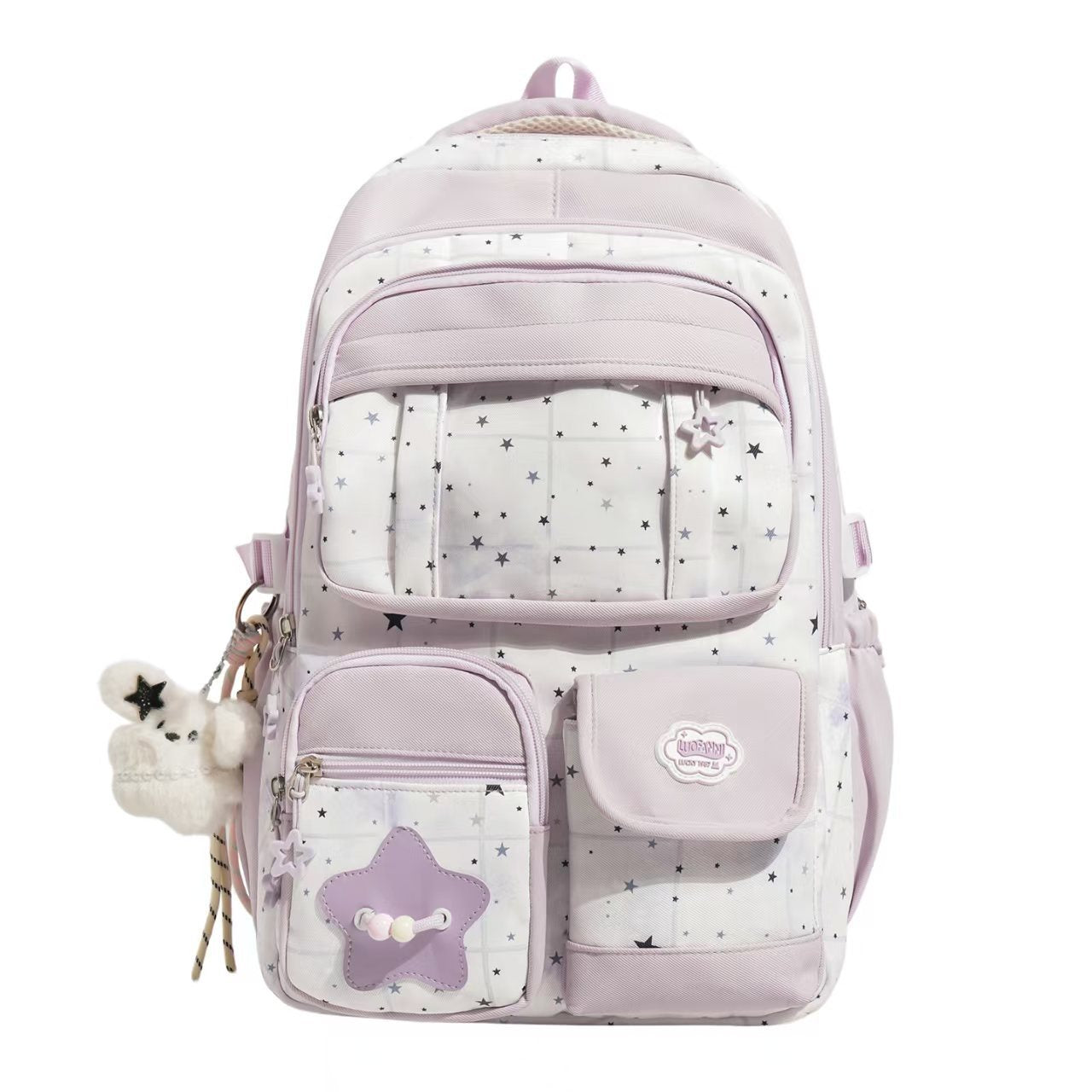 Sternenbedruckter Multifunktions-Rucksack Brehn
