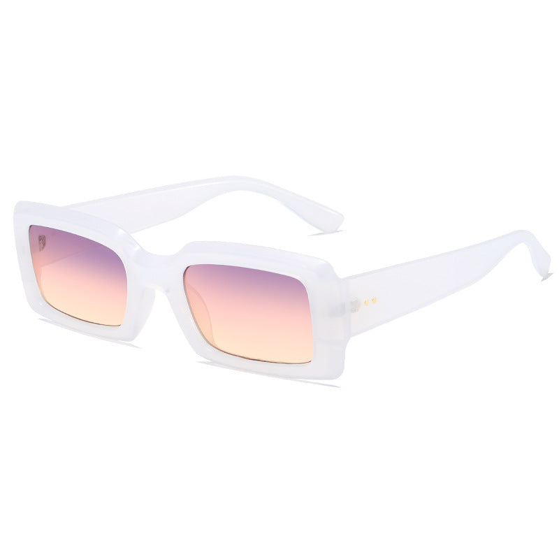 Damen stilvolle quadratische Sonnenbrille mit verspiegelten Gläsern Brehn
