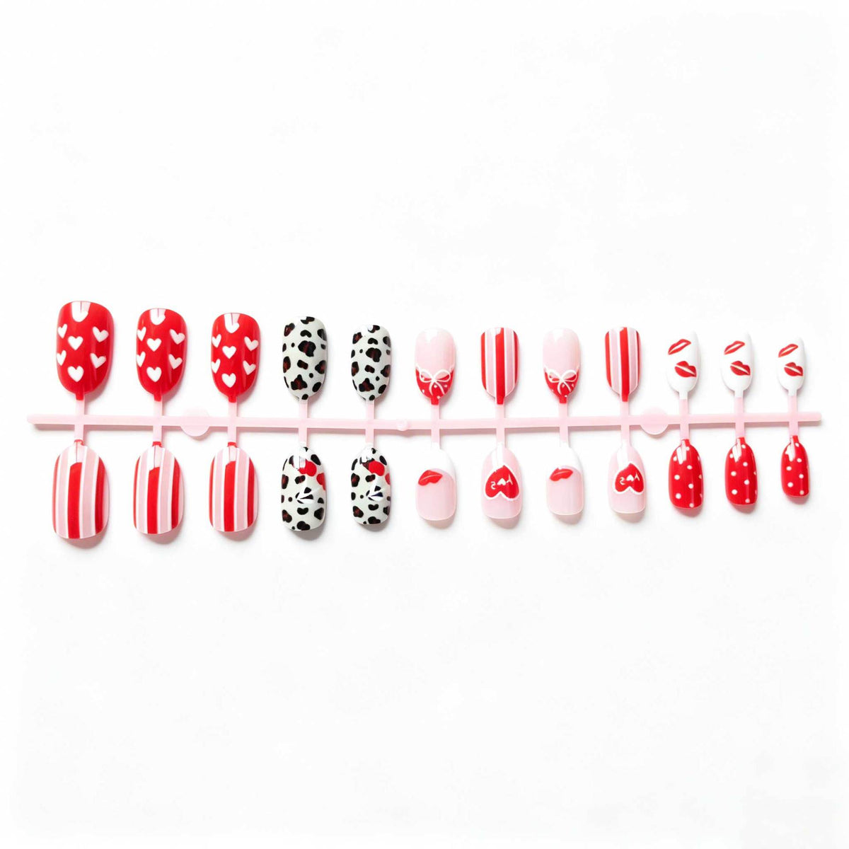 Herz-Themen Nagelkunst Set